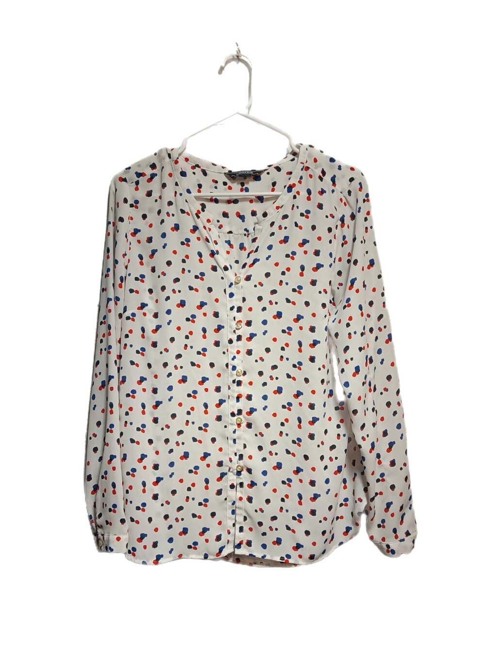 Land's End Women's Button Up Shirt Size 8